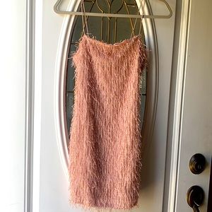 Cute pink fitted dress. From Forever21. Size small. Never worn!